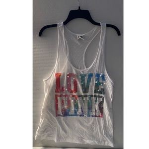 PINK Tank Top Size Medium